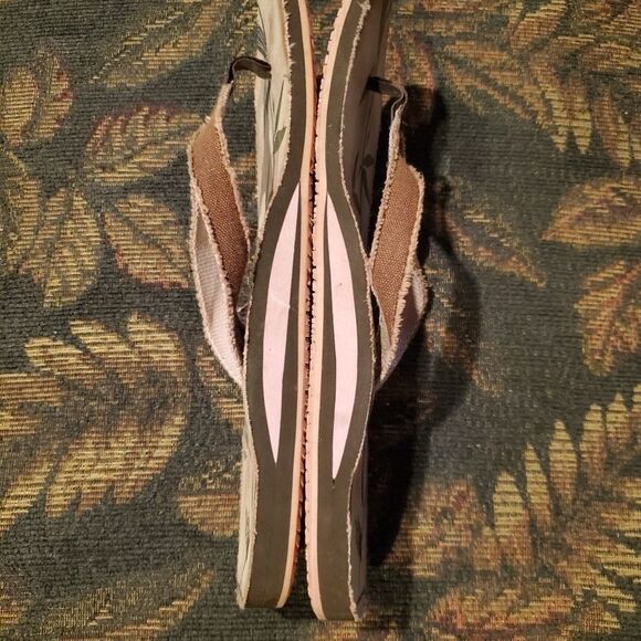The North Face Canvas Flip Flops Size 11 - Picture 4 of 6